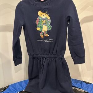 Polo Ralph Lauren Black Bear Graphic Dress